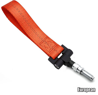 Universāla auto vilkšanas siksna Sakabes āķa trose priekš BMW E32 E36 E46 E60 E81 E90 E91 E92 Eiropas priekš Toyota Honda Nissan japāņu auto