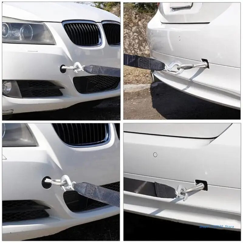 Profesionālas piekabes laivas vinčas siksnas 4/6 metru jūras glābšanas virves fiksētā josta