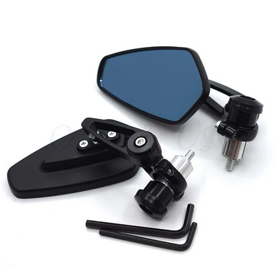 Universaalne 7/8" 22mm mootorratta tahavaatepeegli käepideme otsad küljepeeglid Yamaha FZ1 FAZER FZ6 FZ6R FZ8 MT-07 MT-09 FZ-09 jaoks