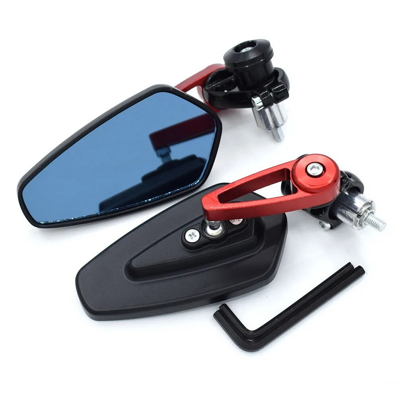 Universaalne 7/8" 22mm mootorratta tahavaatepeegli käepideme otsad küljepeeglid Yamaha FZ1 FAZER FZ6 FZ6R FZ8 MT-07 MT-09 FZ-09 jaoks