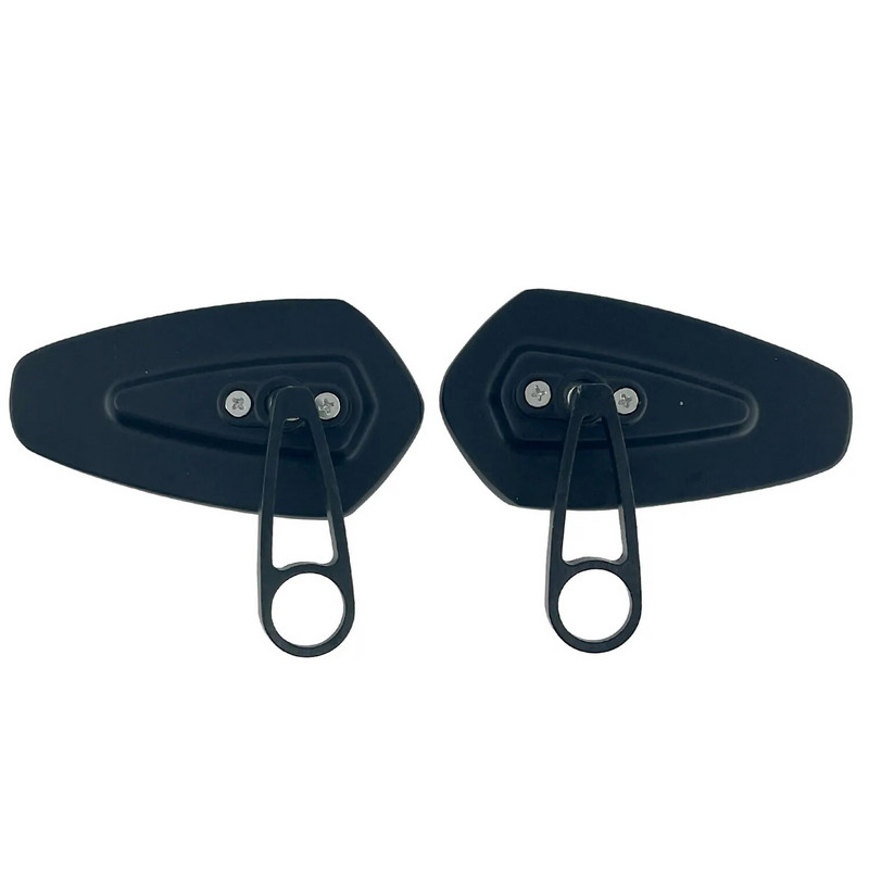 7/8" 22mm must universaalne mootorratta alumiiniumist käepideme ots külgmised tahavaatepeeglid valge sinise klaasiga