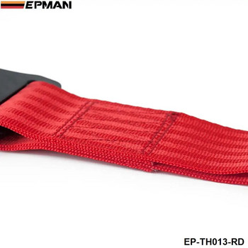 Σετ ιμάντα ρυμούλκησης EPMAN Racing High Strength για φορτηγό με άγκιστρο εμπρός/πίσω προφυλακτήρα/SUV EP-TH013