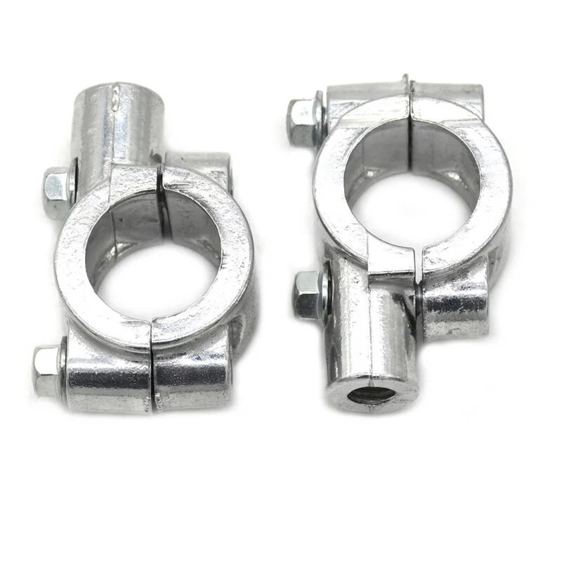 1PC 22 mm M8 M10 motocikla atpakaļskata stūres spoguļa stiprinājuma turētāja adaptera skava, pamatnes nojumes kronšteins, modernizēšanas piederumi