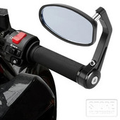 Oglinzi pentru motociclete oglinda cu bara Vedere din spate Oglinda pentru ghidon pentru motor cafe racer retrovisor moto Oglinzi pentru motocicleta