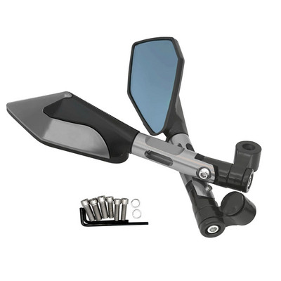 Καθρέφτης μοτοσικλέτας αλουμινίου 8 mm 10 mm Πλαϊνοί καθρέφτες πίσω όψης για Kawasaki Z900 Z900RS Z800 Z1000