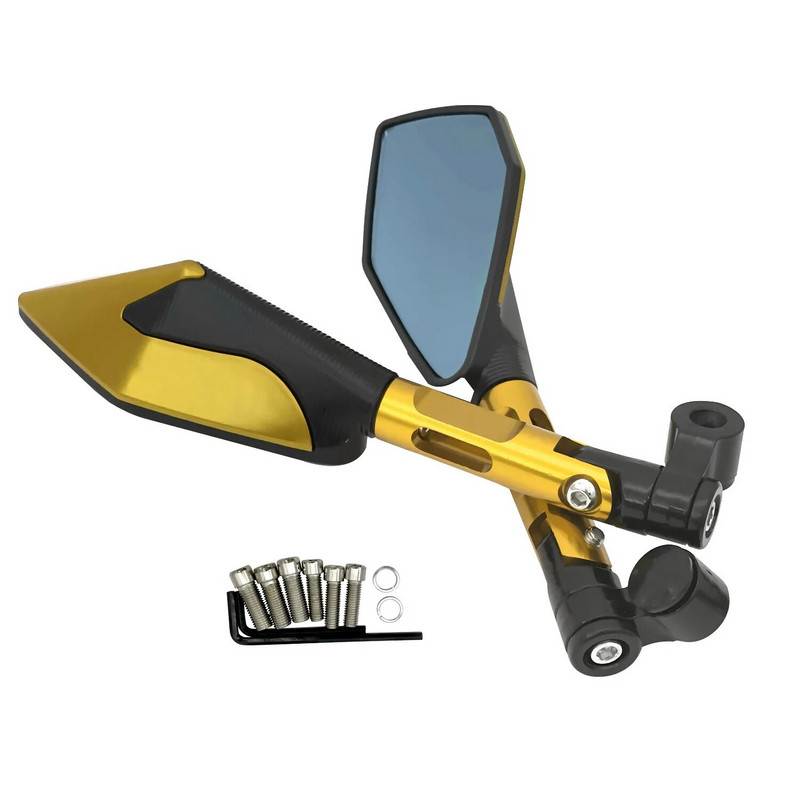 Καθρέφτης μοτοσικλέτας αλουμινίου 8 mm 10 mm Πλαϊνοί καθρέφτες πίσω όψης για Kawasaki Z900 Z900RS Z800 Z1000