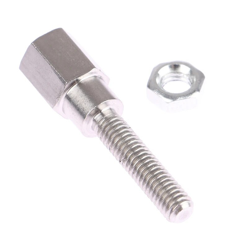 Motocikla motorollera aizmugurējā spoguļa adapteris 6 mm līdz 8 mm, vītne pagarina un paaugstina skrūves