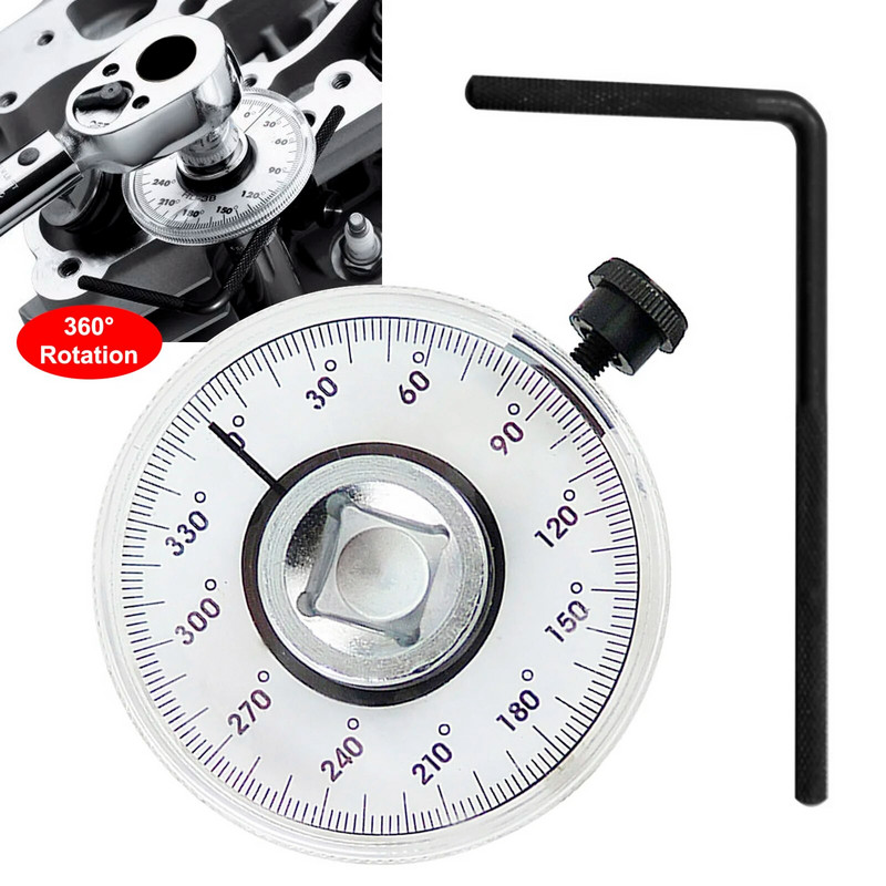 Szögnyomatékkulcs 1/2 hüvelykes autógarázs csavarhúzó autójavító meghajtó digitális állítható mérő goniométer indexelő kéziszerszám