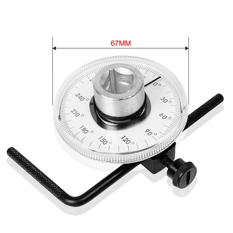 Szögnyomatékkulcs 1/2 hüvelykes autógarázs csavarhúzó autójavító meghajtó digitális állítható mérő goniométer indexelő kéziszerszám