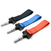 Σχοινί γάντζου ρυμούλκησης Universal Racing Strap Tow για BMW European Car Auto Trailer Ring Μπλε/Κόκκινο/Μαύρο