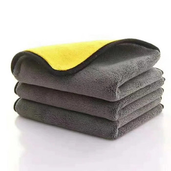 Кърпа за почистване от микрофибър Удебелена мека кърпа за изсушаване Измиване на купето на автомобила за Volkswagen Golf 8 MK8 R GTI R Line