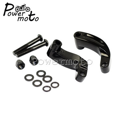 Mootorratta alumiiniumist peegli ümberpaigutamise pikendusadapteri komplekt Harley CVO Softail Breakout FXSB Fat Bob Low Rider FXDL kohandatud jaoks