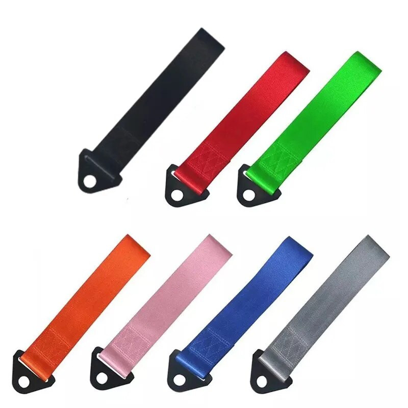 25*5 cm piekabes siksna Universāla augstas kvalitātes sacīkšu automašīnas vilkšanas siksna/vilkšanas troses/āķis/vilkšanas stieņi bez skrūvēm, automašīnu piederumi