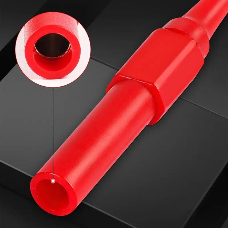 Multimetro bandymo zondas Neardomosios izoliacijos vielos vėrimo adata 0,7 mm bandymo zondo kaiščiai 2 vnt. bandymo antgaliai automobiliams