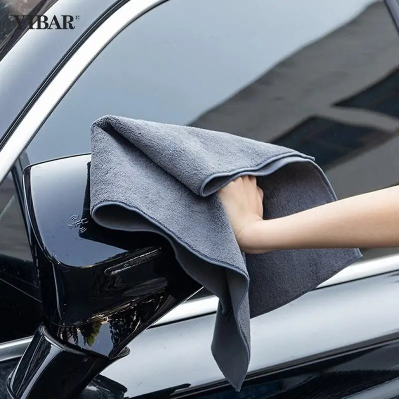 Īpaši uzsūcošs automašīnu žāvēšanas dvielis zamšādas koraļļu samta divpusējs automašīnu tīrīšanas audums, daudzfunkcionāls auto dvieļu auto aksesuāri