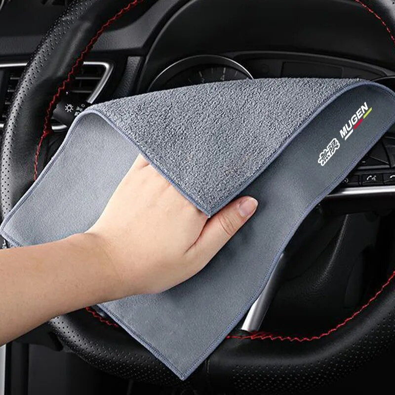 Ručnik od mikrovlakana Ručnik za sušenje automobila Auto plišani ručnik za pranje automobila Čišćenje automobila za Honda Mugen Power Civic 5D Accord 8 CRV Hrv Fit Jazz