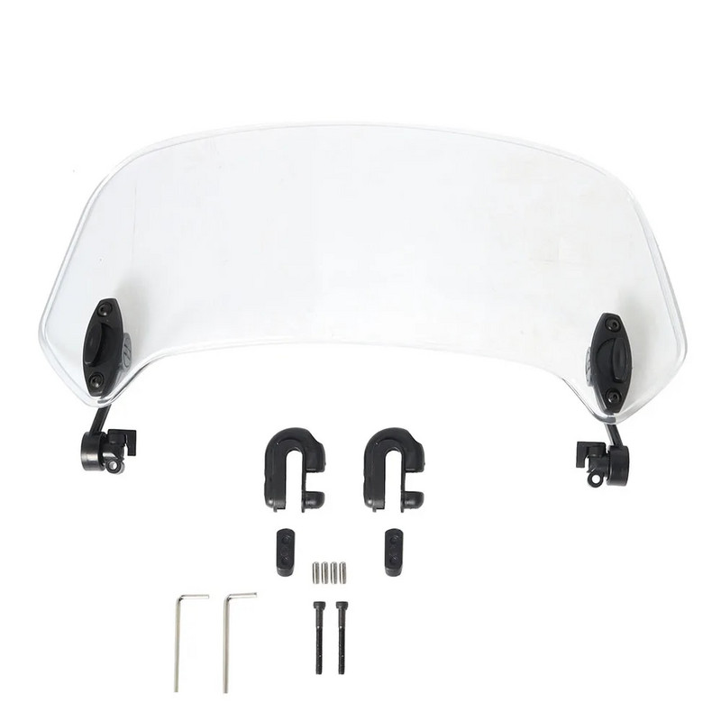 Universalus motociklo priekinio stiklo prailginimo reguliuojamas spoileris užspaudžiamas priekinio stiklo deflektorius BMW KAWASAKI YAMAHA HONDA SUZUKI