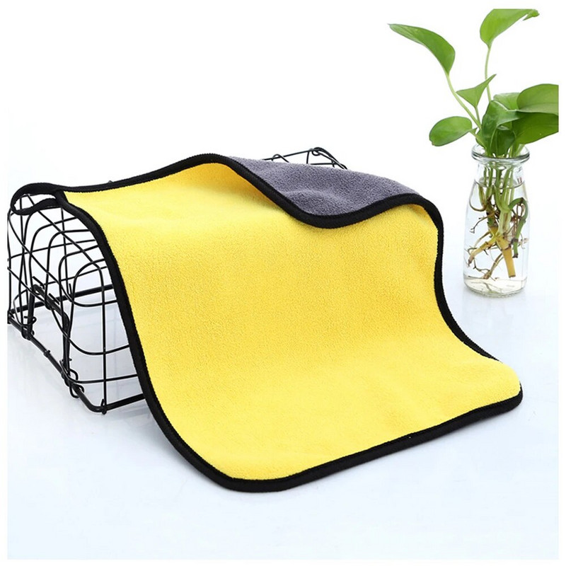 500GSM Auto mazgāšanas mikrošķiedras dvielis Sadzīves tehnika Stiklu tīrīšana Mazgāšana spēcīgi uzsūcošs noslaukiet auto auduma speciāls dvielis