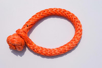 Μαλακά δεσμά 6mm*80mm,Σχοινί αγκίστρου για ρυμούλκηση ανάκτησης Άγκλος UHMWPE για ATV UTV SUV