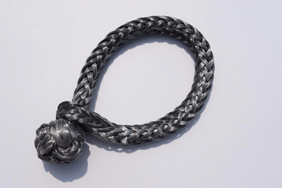 Μαλακά δεσμά 6mm*80mm,Σχοινί αγκίστρου για ρυμούλκηση ανάκτησης Άγκλος UHMWPE για ATV UTV SUV