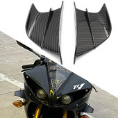 Pentru YAMAHA YFZ450 ATV YFZ 450R YFM700 Raptor YFM 700R R1 R3 Aripa laterală pentru motociclete Spoiler cu fixare a fluxului de vânt Caren față aripă
