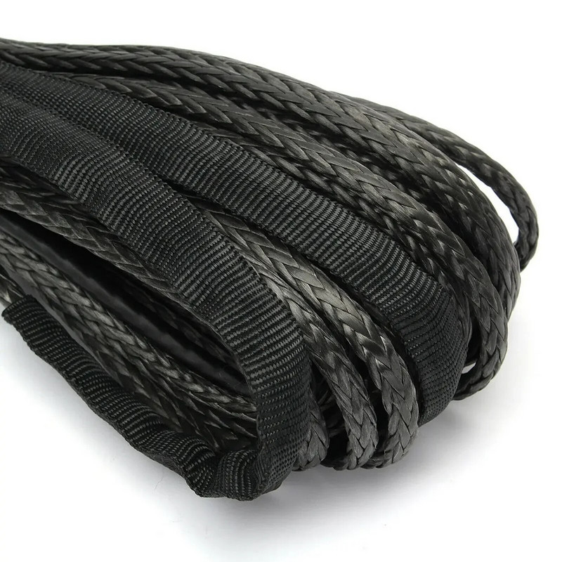 Καλώδιο βαρούλκου 15m Kevlar Cable Tower Car Tow Strap Trailer Rope with Hog for ATV Off Road Accessories 7700lbs 3,5T