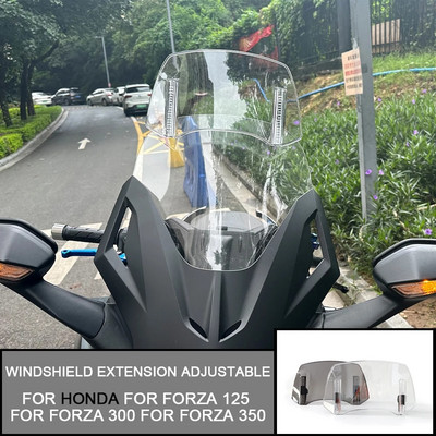 Mootorratta esiklaasi pikendusega reguleeritav spoileri deflektor HONDA jaoks Forza 125 jaoks Forza 300 jaoks Forza 350 750 NSS 350 jaoks