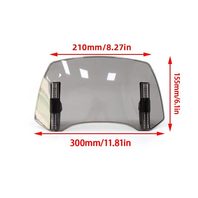 Mootorratta esiklaasi pikendusega reguleeritav spoileri deflektor HONDA jaoks Forza 125 jaoks Forza 300 jaoks Forza 350 750 NSS 350 jaoks