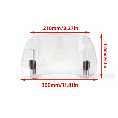 Mootorratta esiklaasi pikendusega reguleeritav spoileri deflektor HONDA jaoks Forza 125 jaoks Forza 300 jaoks Forza 350 750 NSS 350 jaoks