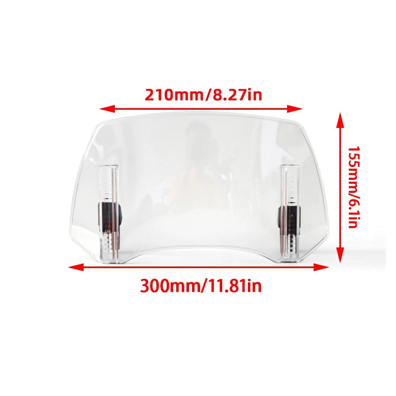 Mootorratta esiklaasi pikendusega reguleeritav spoileri deflektor HONDA jaoks Forza 125 jaoks Forza 300 jaoks Forza 350 750 NSS 350 jaoks