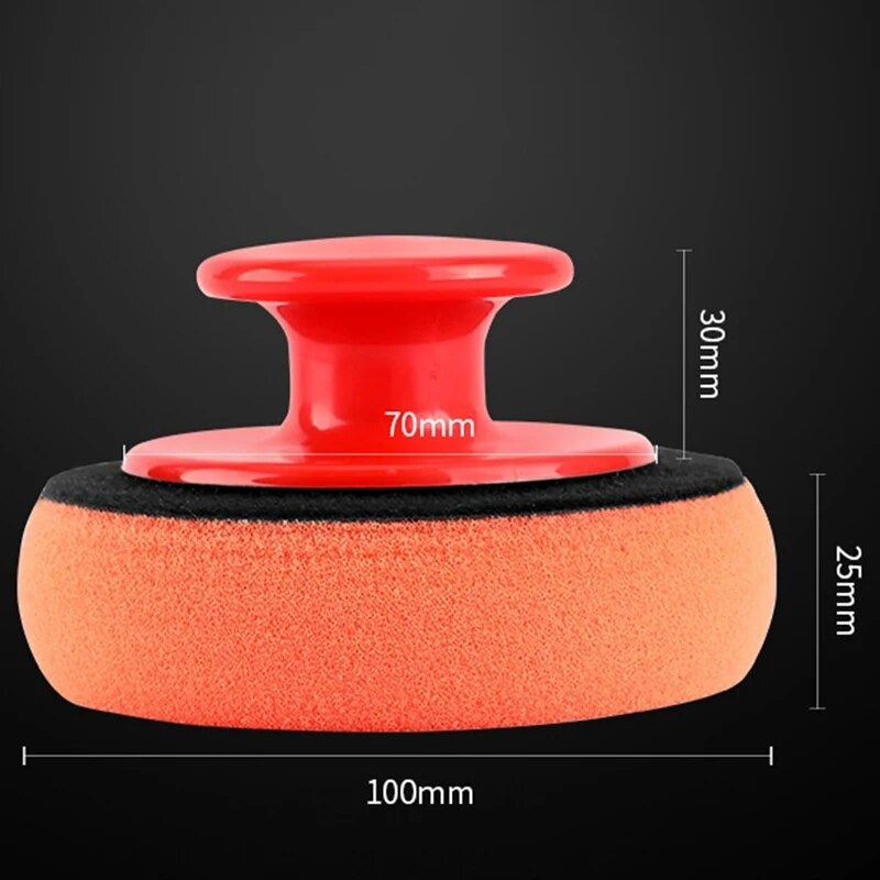 4PCS Car Wax Polish Pad Wash Tool Manual Polishing Beauty Polisher Pads Kit Auto Polisher Waxing Sponge