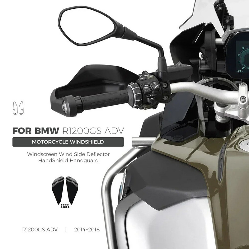 R1200GS esiklaasi esiklaasi käekaitse Tuule külje deflektori käsikaitse BMW R 1200 GS ADV 2014-2019 mootorratta tarvikutele