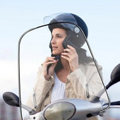 Universaalne mootorratta esiklaas, suur esiklaas, mis ühildub mootorrataste elektriautode tõukeratastega ja läbipaistvam