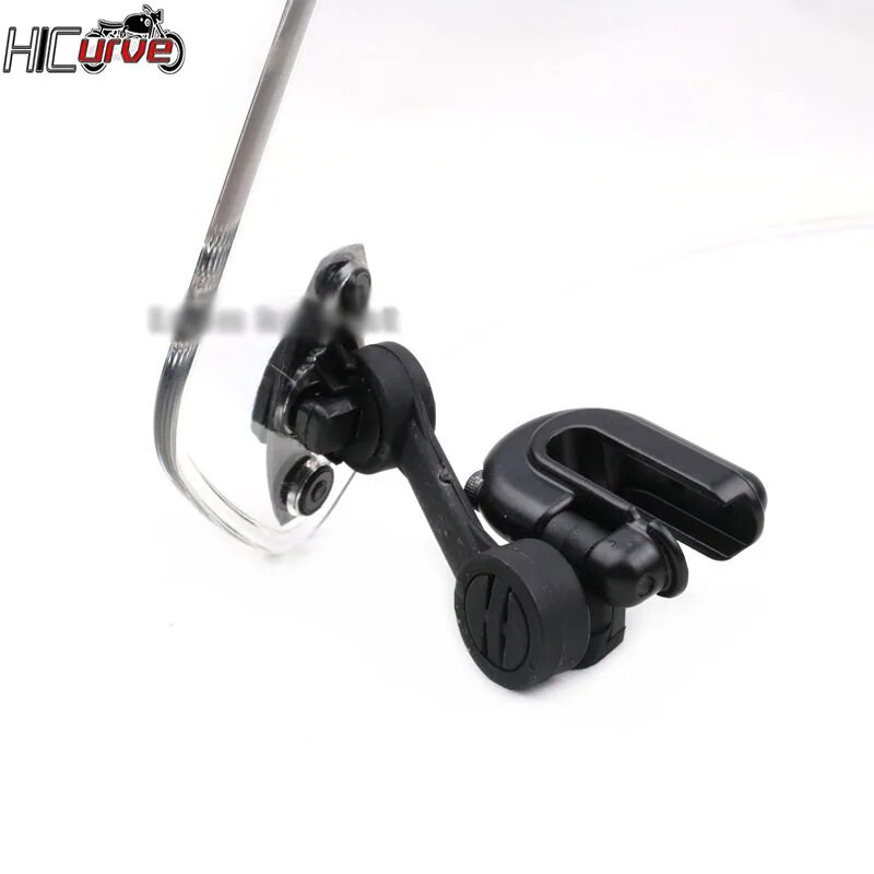 Ρυθμιζόμενη αεροτομή προέκτασης παρμπρίζ μοτοσικλέτας Εκτροπέας αέρα παρμπρίζ για MOTO GUZZI MV AGUSTA Bajaj CFMOTO Gilera SYM