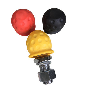 Μαλακό κάλυμμα μπάλας 50mm κάλυμμα μπάλας ράβδου ρυμούλκησης Καπάκι μπάλας για ρυμουλκούμενο Protect εργαλείο επισκευής Μαλακό κάλυμμα μπάλας μαύρο κόκκινο κίτρινο μπλε