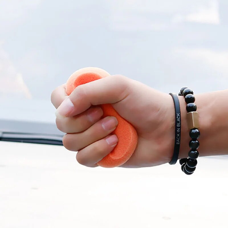 Drop Car Wax Wash Polish Pad Sūkļa tīrīšanas putu komplekts Frotē auduma mikrošķiedras aplikatora spilventiņi ar satvērēja rokturi automašīnas veidošanai