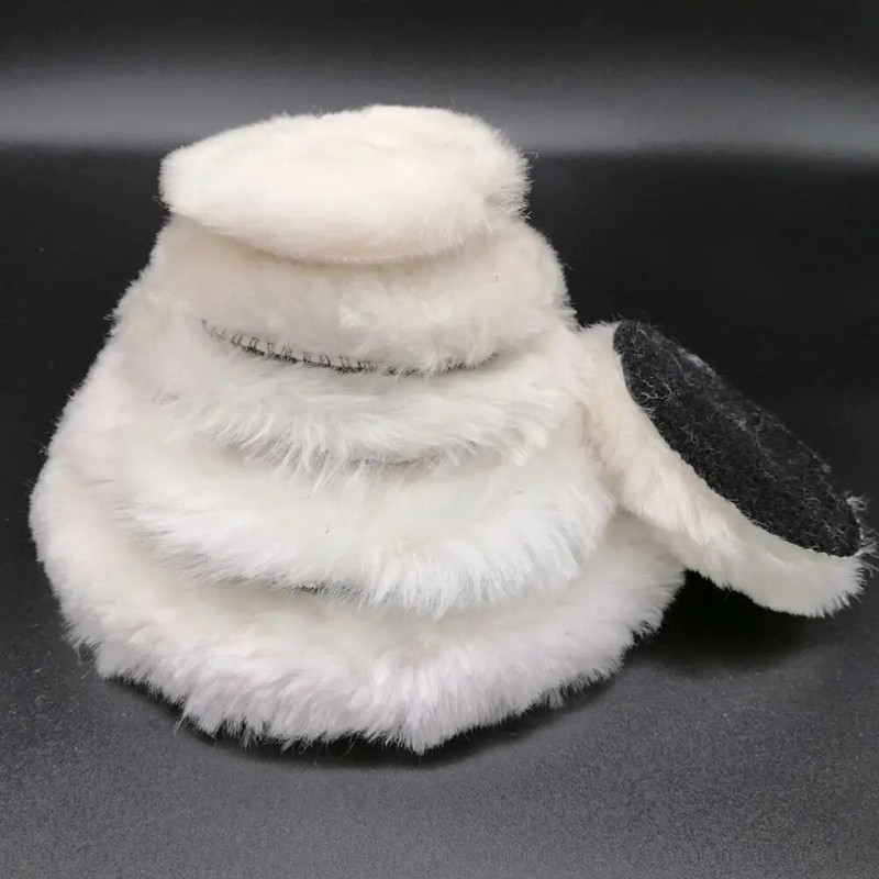 3/4/5/6/7 colių vilnos poliravimo padas automobilių poliruokliui.