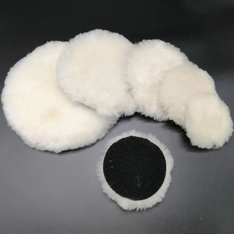 3/4/5/6/7 colių vilnos poliravimo padas automobilių poliruokliui.