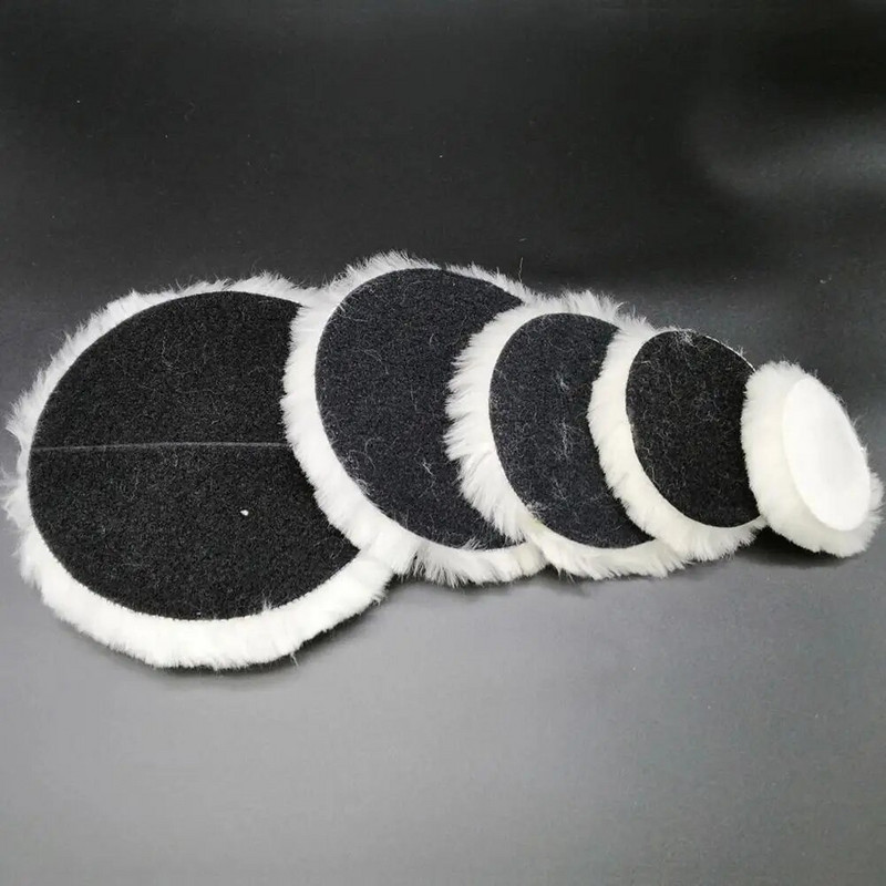 3/4/5/6/7 colių vilnos poliravimo padas automobilių poliruokliui.