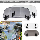 Piemērots BMW C400X C400GT C650GT C650 Sport G650GS R1150GS Universāla motocikla vējstikla pagarinājuma regulējamam spoilera deflektoram