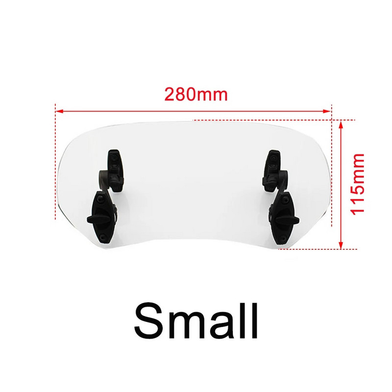 Piemērots BMW C400X C400GT C650GT C650 Sport G650GS R1150GS Universāla motocikla vējstikla pagarinājuma regulējamam spoilera deflektoram