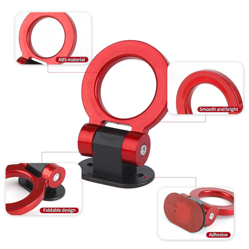 CNSPEED Univerzalna naljepnica za automobil Tralier Kuka za vuču ABS Simulacija Racing Bumper Kuka za prikolicu Naljepnica Dodaci