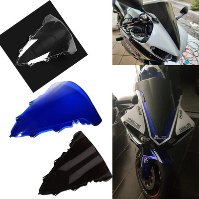 Мотоциклет ABS предно стъкло Двойно балонче за Yamaha YZF 1000 R1 2009 2010 2011 2012 2013 2014