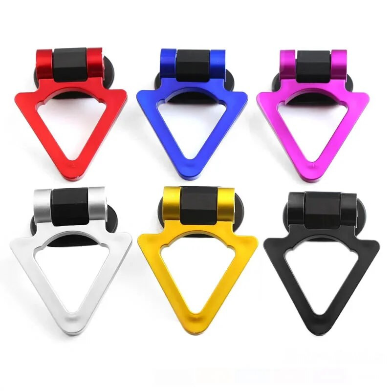 Universaalsed auto haagise konksud kleebise kaunistus ABS Auto tagumine esihaagis simulatsioon võidusõidurõngas Sõiduki veokonks Autoosad