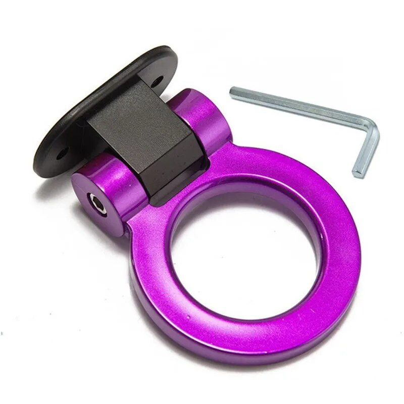 Πολύχρωμοι γάντζοι ρυμουλκούμενου αυτοκινήτου Διακόσμηση αυτοκόλλητου αυτοκινήτου πίσω εμπρός στερέωμα τρέιλερ αγωνιστικό δακτύλιο ρυμούλκησης οχήματος Γάντζος ρυμούλκησης με κλειδιά