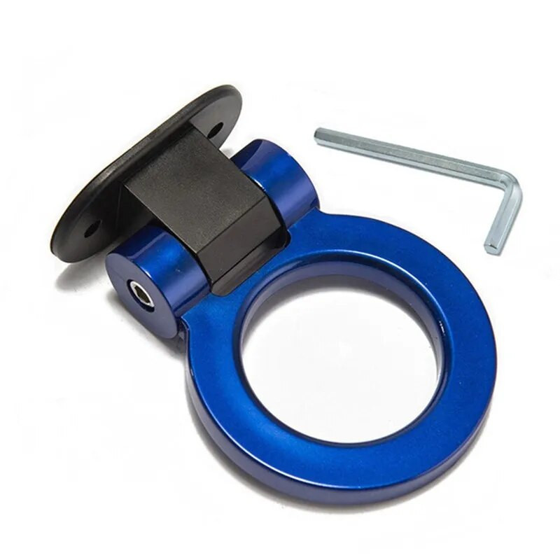 Πολύχρωμοι γάντζοι ρυμουλκούμενου αυτοκινήτου Διακόσμηση αυτοκόλλητου αυτοκινήτου πίσω εμπρός στερέωμα τρέιλερ αγωνιστικό δακτύλιο ρυμούλκησης οχήματος Γάντζος ρυμούλκησης με κλειδιά