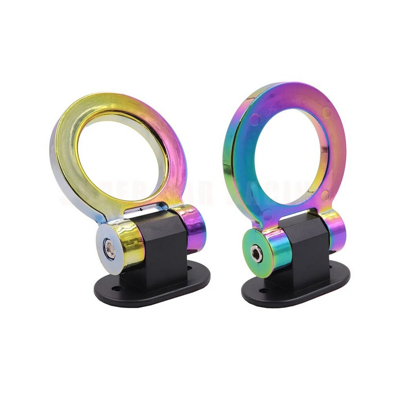 ABS Αυτοκόλλητο με γάντζο ρυμουλκούμενου αυτοκινήτου Αυτοκόλλητο Αυτοκίνητο πίσω μπροστινό αγωνιστικό δαχτυλίδι προφυλακτήρας Διακόσμηση γάντζος ρυμούλκησης Εξωτερικά ανταλλακτικά αυτοκινήτου Γάντζος ρυμούλκησης οχήματος