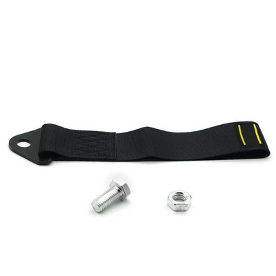 Sakabes siksna universāla augstas kvalitātes sacīkšu auto vilkšanas siksna / virves / āķis / sakabes stieņi ar logotipu