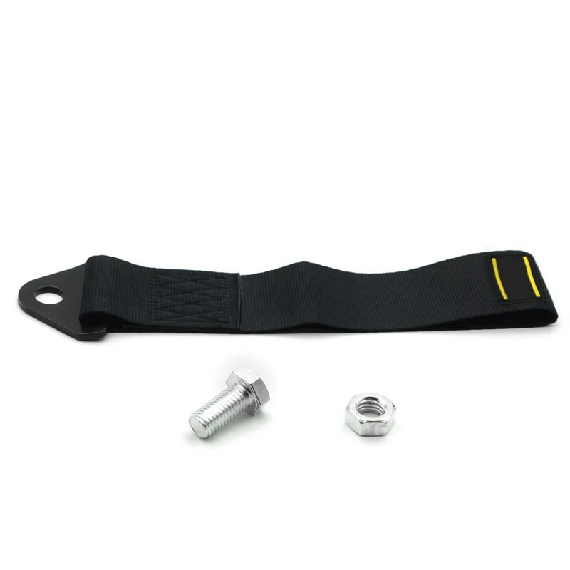 Sakabes siksna universāla augstas kvalitātes sacīkšu auto vilkšanas siksna / virves / āķis / sakabes stieņi ar logotipu