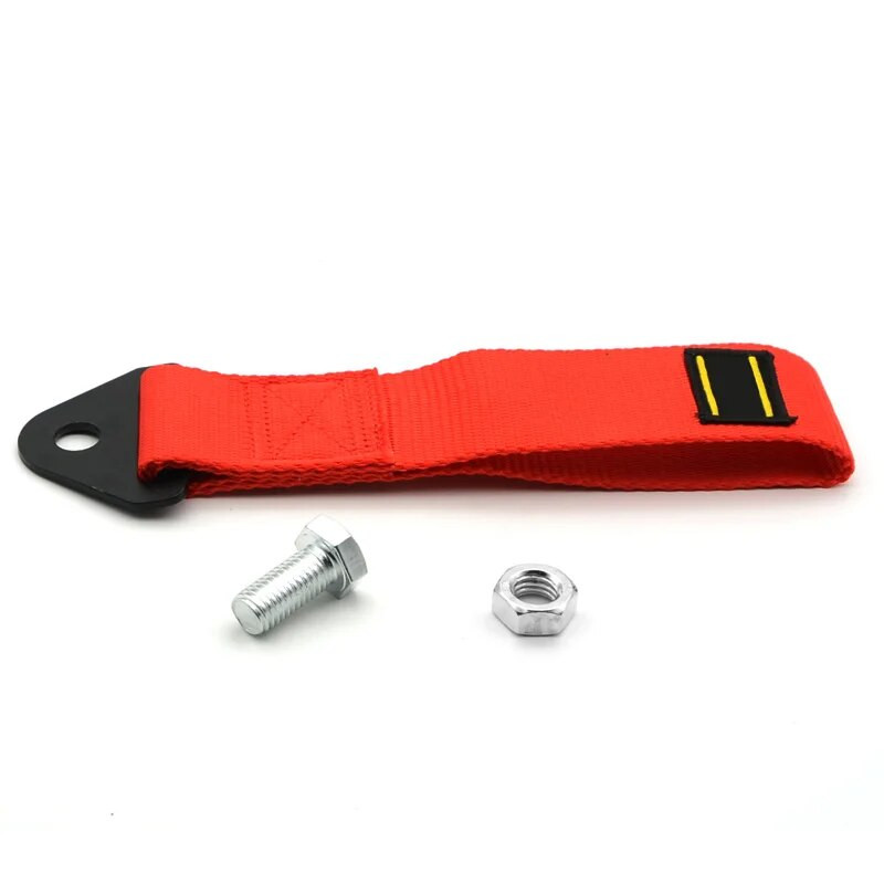 Sakabes siksna universāla augstas kvalitātes sacīkšu auto vilkšanas siksna / virves / āķis / sakabes stieņi ar logotipu